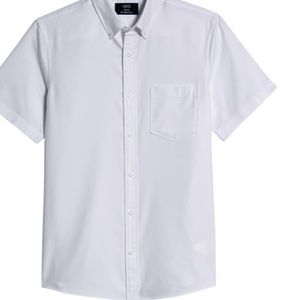 1901 size XL trim fit whit Linen shirt